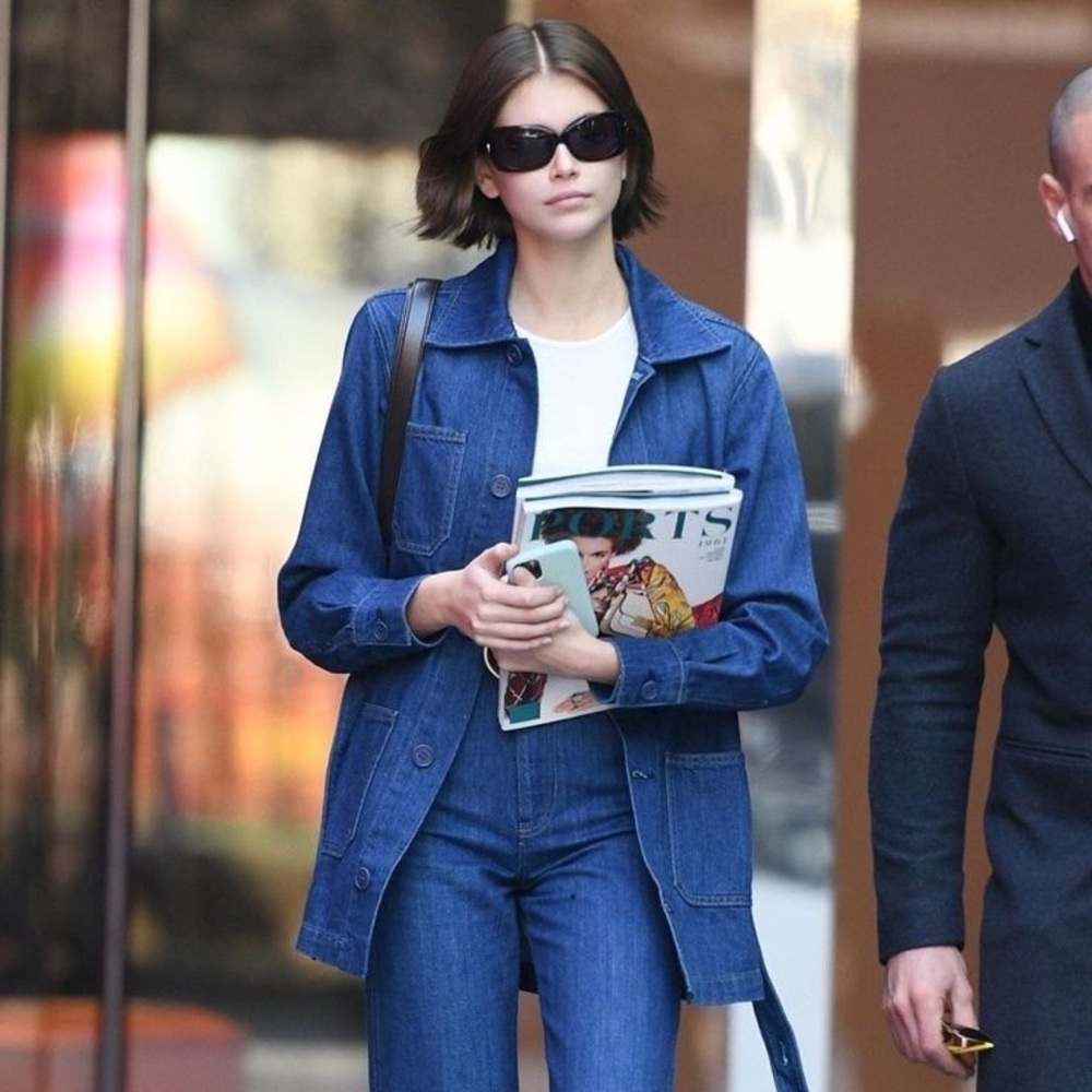 Reformation Dylan Jacket Size M - denim